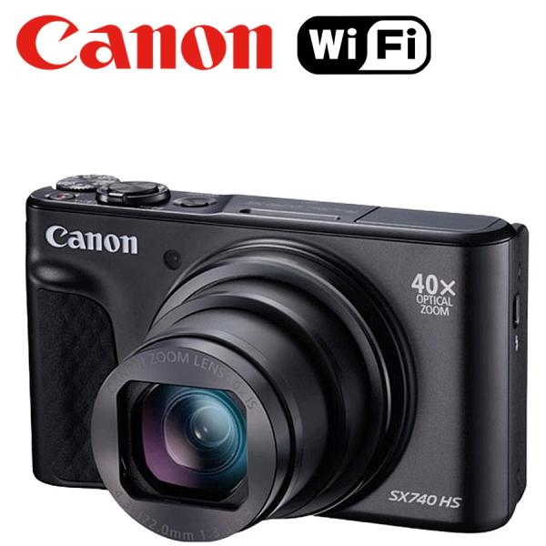 キヤノン Canon PowerShot SX740 HS パワーショット ブラック コンパクトデジ...