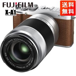 富士フイルム FUJIFILM X-A1 50-230mm 望遠 レンズキット ブラウン ミラーレス一眼 カメラ 中古｜camerart-shop