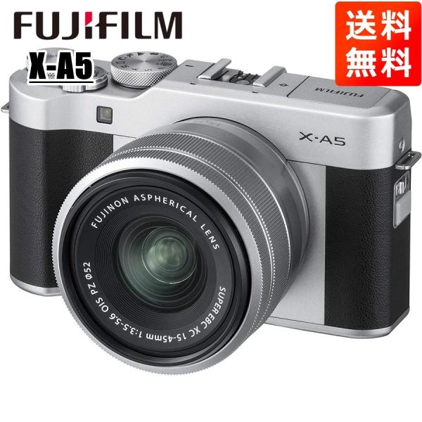 富士フイルム FUJIFILM X-A5 15-45mm レンズキット ブラック ミラーレス一眼 カ...