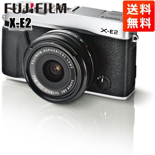 富士フイルム FUJIFILM X-E2 18mm 2 単焦点 レンズキット シルバー ミラーレス一...