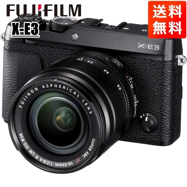 富士フイルム FUJIFILM X-E3 18-55mm レンズキット ブラック ミラーレス一眼 カ...