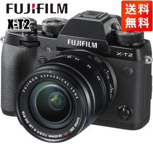 富士フイルム FUJIFILM X-T2 18-55mm レンズキット ブラック ミラーレス一眼 カメラ 中古｜camerart-shop