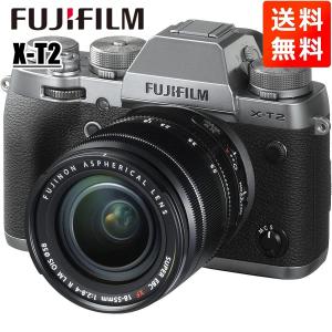 富士フイルム FUJIFILM X-T2 18-55mm レンズキット グラファイトシルバーエディション ミラーレス一眼 カメラ 中古｜camerart-shop