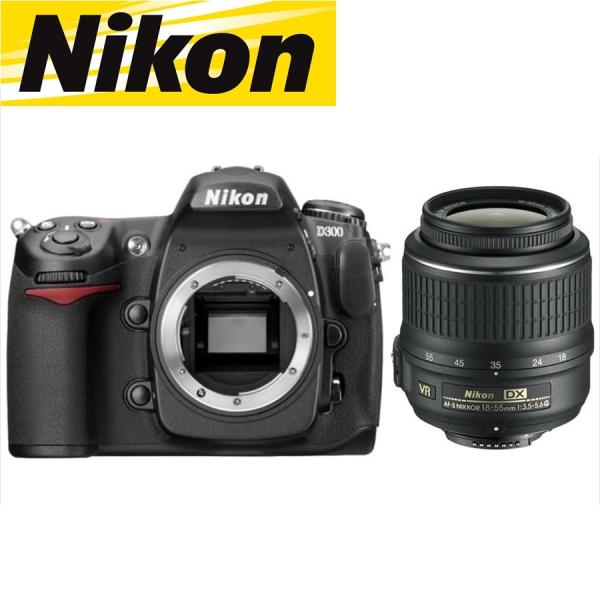 ニコン Nikon D300 AF-S 18-55mm VR 標準 レンズセット 手振れ補正 デジタ...