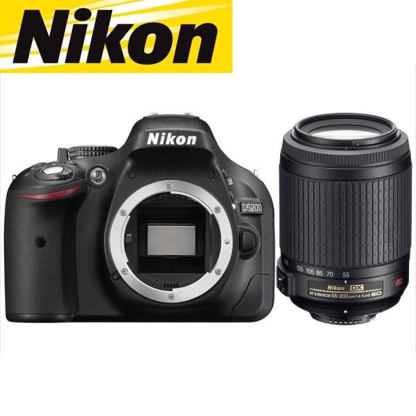 ニコン Nikon D5200 AF-S 55-200mm VR 望遠 レンズセット 手振れ補正 デ...