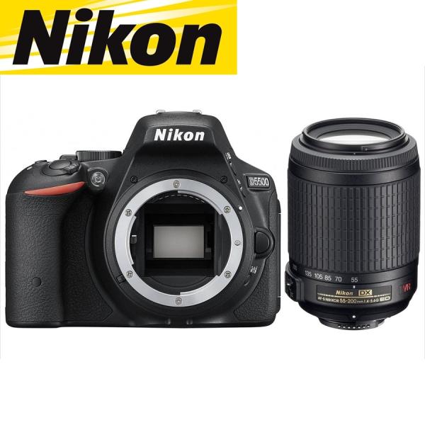 ニコン Nikon D5500 AF-S 55-200mm VR 望遠 レンズセット 手振れ補正 デ...