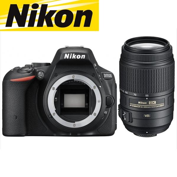 ニコン Nikon D5500 AF-S 55-300mm VR 望遠 レンズセット 手振れ補正 デ...