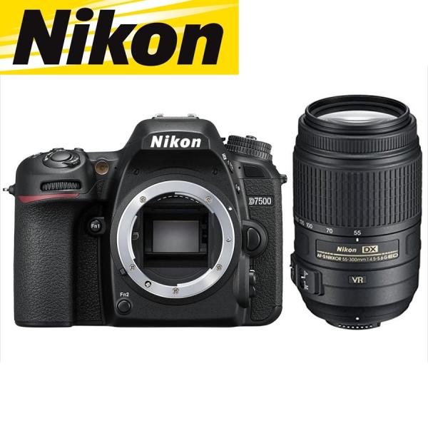 ニコン Nikon D7500 AF-S 55-300mm VR 望遠 レンズセット 手振れ補正 デ...