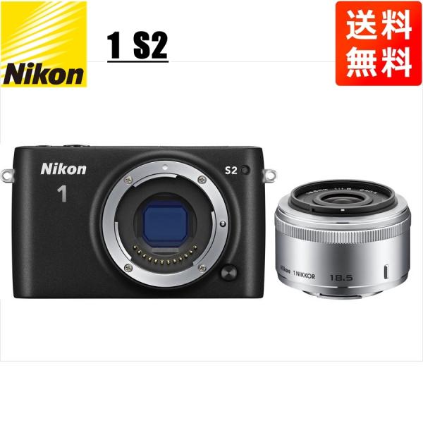 ニコン Nikon S2 ブラックボディ 18.5mm 1.8 シルバー 単焦点 レンズセット ミラ...