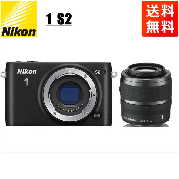 ニコン Nikon S2 ブラックボディ 30-110mm ブラック 望遠 レンズセット ミラーレス...