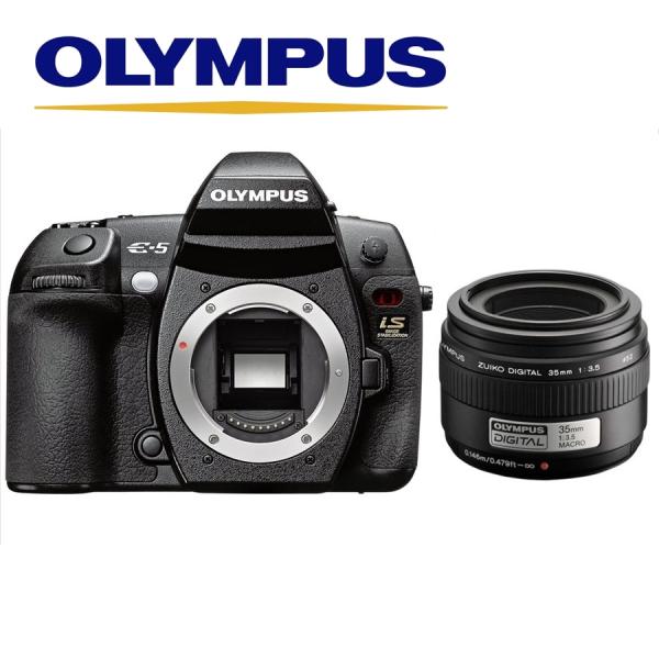 オリンパス OLYMPUS E-5 35mm 単焦点 レンズセット デジタル一眼レフ カメラ 中古