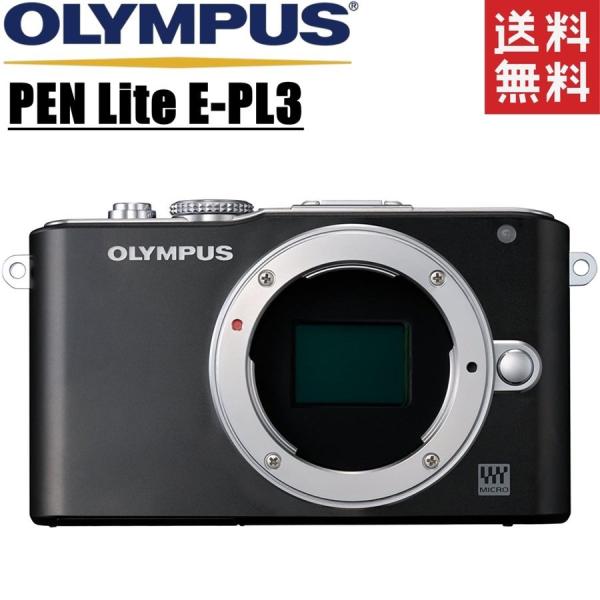 オリンパス OLYMPUS PEN Lite E-PL3 ボディ ブラック ミラーレス カメラ レン...