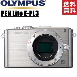 オリンパス OLYMPUS PEN Lite E-PL3 ボディ シルバー ミラーレス カメラ レン...