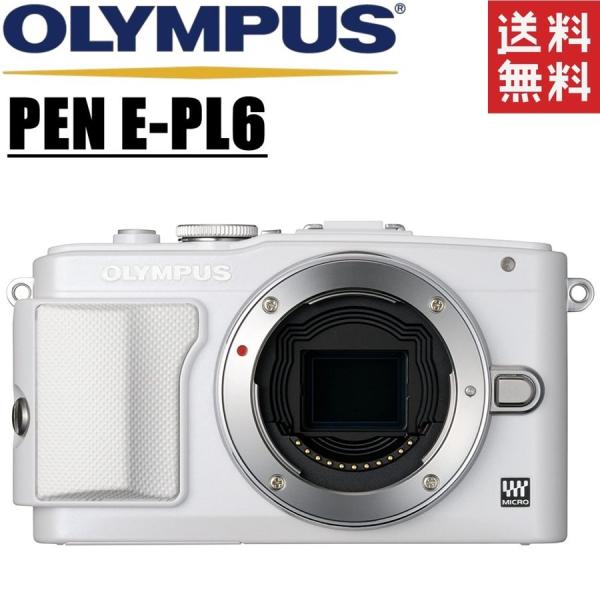 オリンパス OLYMPUS PEN E-PL6 ボディ ホワイト ミラーレス 一眼レフ 中古 カメラ
