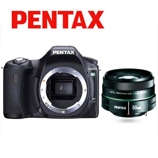 ペンタックス PENTAX ist DS 50mm 1.8 単焦点 レンズセット ブラック デジタル...