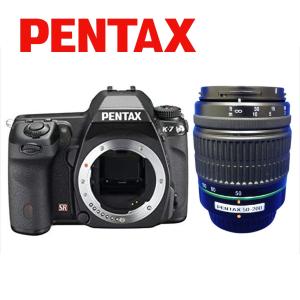 ペンタックス PENTAX K-7 55-200mm 望遠 レンズセット ブラック デジタル一眼レフ...