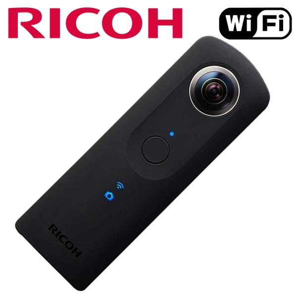 リコー RICOH THETA S 360度全天球カメラ Wi-Fi搭載 フルHD動画 コンパクトデ...