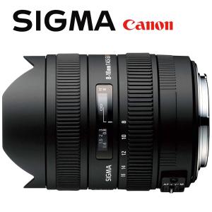 シグマ SIGMA 8-16mm F4.5-5.6 DC HSM キヤノン用 超広角ズームレンズ 一眼レフ カメラ 中古｜camerart-shop