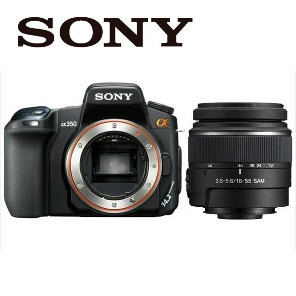 ソニー SONY α350 DT 18-55mm 標準 レンズセット デジタル一眼レフ カメラ 中古