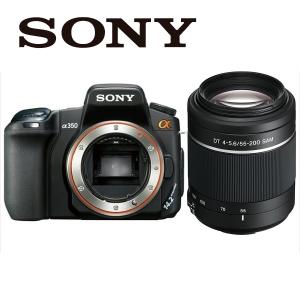 ソニー SONY α350 DT 55-200mm 望遠 レンズセット デジタル一眼レフ カメラ 中...