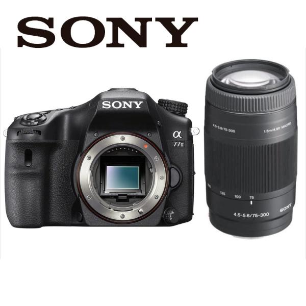 ソニー SONY α77 Mark2 75-300mm 望遠 レンズセット デジタル一眼レフ カメラ...