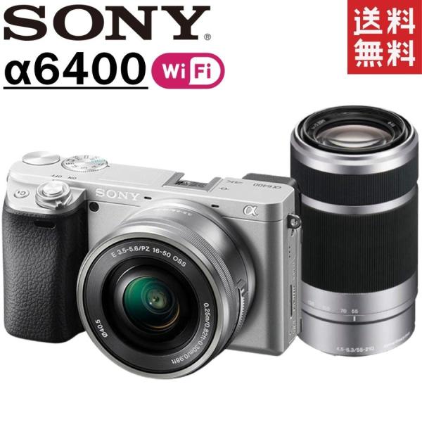 ソニー SONY α6400 ILCE-6400Y ダブルレンズキット シルバー ミラーレス 一眼レ...