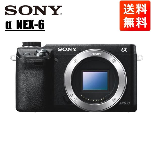 ソニー SONY NEX-6 ボディ ブラック ミラーレス一眼 カメラ 中古