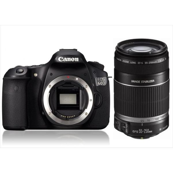 キヤノン Canon EOS 60D EF-S 55-250mm 望遠 レンズセット 手振れ補正 デ...