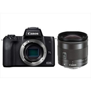 キヤノン Canon EOS Kiss M ブラックボディ EF-M 11-22mm ブラック 広角 レンズセット ミラーレス一眼 カメラ 中古｜camerart2nd-shop