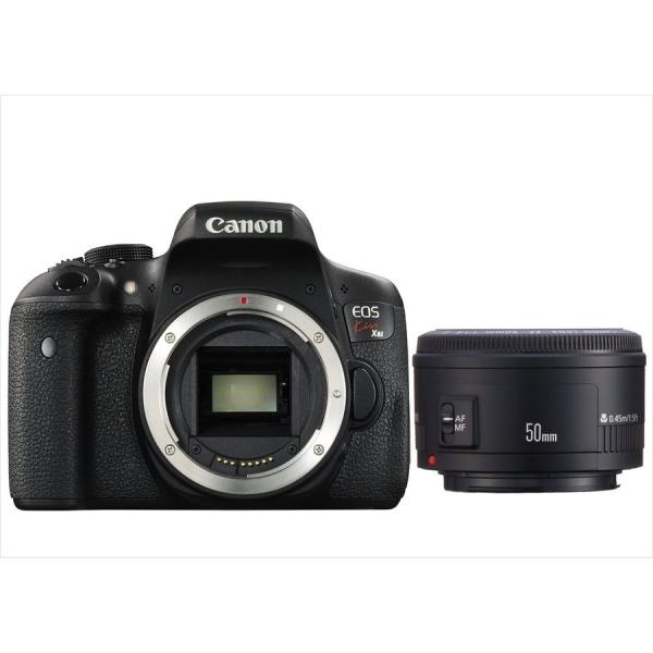 キヤノン Canon EOS Kiss X8i EF 50mm 1.8 II 単焦点 レンズセット ...