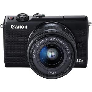 キヤノン Canon EOS M100 EF-M 15-45mm IS STM レンズキット ブラック ミラーレス一眼 カメラ 中古｜camerart2nd-shop