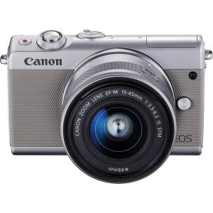 キヤノン Canon EOS M100 EF-M 15-45mm IS STM レンズキット グレー ミラーレス一眼 カメラ 中古｜camerart2nd-shop