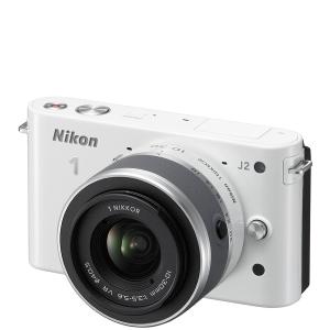 ニコン Nikon 1 J2 レンズキット ホワイト ミラーレス カメラ レンズ 中古