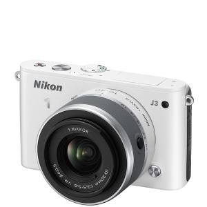 ニコン Nikon 1 J3 レンズキット ホワイト ミラーレス カメラ レンズ 中古