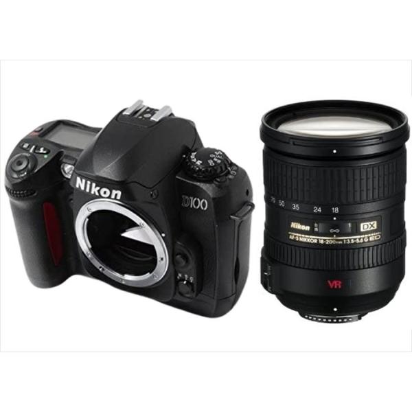 ニコン Nikon D100 AF-S 18-200mm VR 高倍率 レンズセット 手振れ補正 デ...