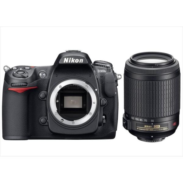 ニコン Nikon D300s AF-S 55-200mm VR 望遠 レンズセット 手振れ補正 デ...