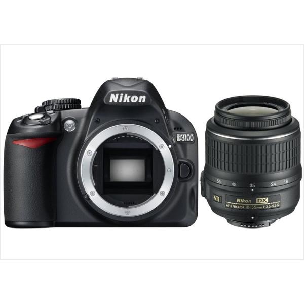 ニコン Nikon D3100 AF-S 18-55mm VR 標準 レンズセット 手振れ補正 デジ...