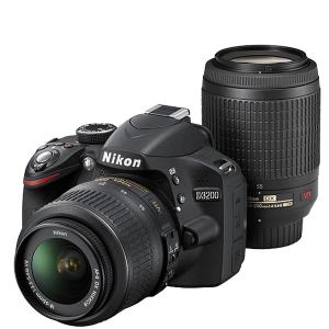 ニコン Nikon D3200 ダブルレンズキット デジタル 一眼レフ カメラ 中古