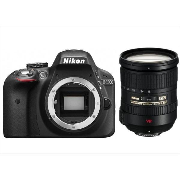 ニコン Nikon D3300 AF-S 18-200mm VR 高倍率 レンズセット 手振れ補正 ...