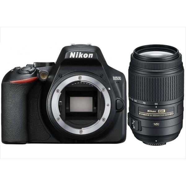 ニコン Nikon D3500 AF-S 55-300mm VR 望遠 レンズセット 手振れ補正 デ...