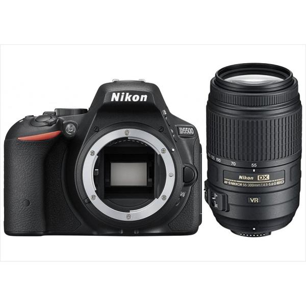 ニコン Nikon D5500 AF-S 55-300mm VR 望遠 レンズセット 手振れ補正 デ...