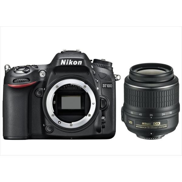 ニコン Nikon D7100 AF-S 18-55mm VR 標準 レンズセット 手振れ補正 デジ...