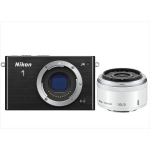 ニコン Nikon 1 J4 ブラックボディ 10-30mm ホワイト レンズセット 