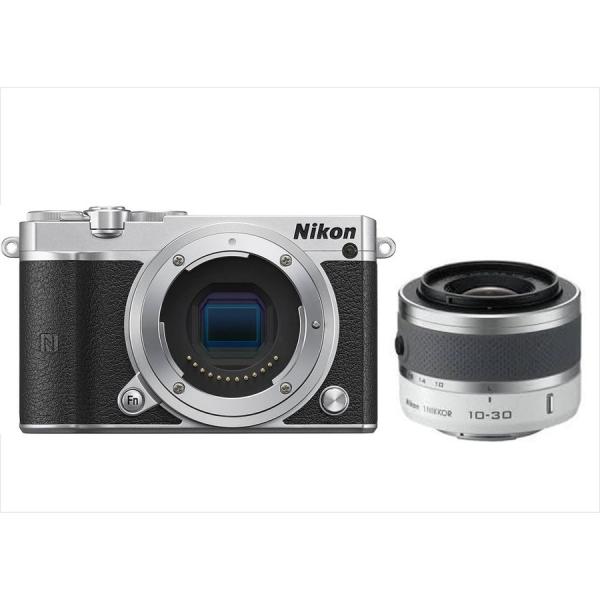 ニコン Nikon J5 シルバーボディ 10-30mm ホワイト レンズセット ミラーレス一眼 カ...