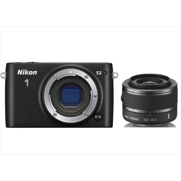ニコン Nikon S2 ブラックボディ 10-30mm ブラック レンズセット ミラーレス一眼 カ...