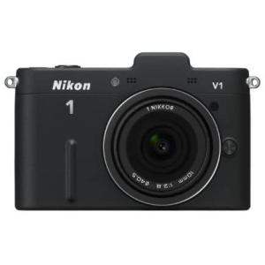 ニコン Nikon 1 V1 10mm 2.8 薄型レンズキット ブラック 単焦点 ミラーレス一眼 ...