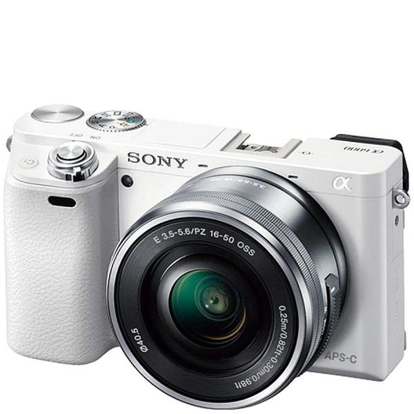 ソニー SONY α6000 E 16-50mm レンズキット ホワイト ミラーレス 一眼 カメラ ...