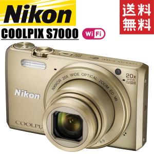 ニコン nikon COOLPIX クールピクス S7000 ゴールド デジタルカメラ 光学20倍ズ...