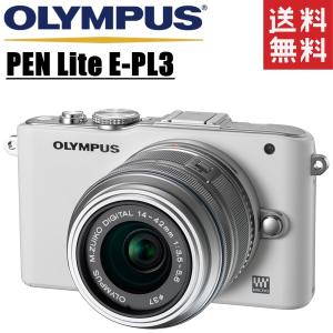 オリンパス OLYMPUS PEN Lite E-PL3 ホワイト レンズキット ミラーレス一眼レフ