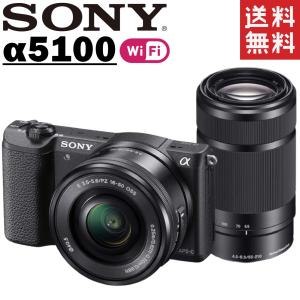 ソニー SONY α5100 ダブルレンズキット ブラック Wi-Fi搭載 ミラーレス一眼レフカメラ｜camerart